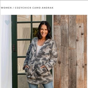Barefoot Dreams Cozychic Camo Anorak 